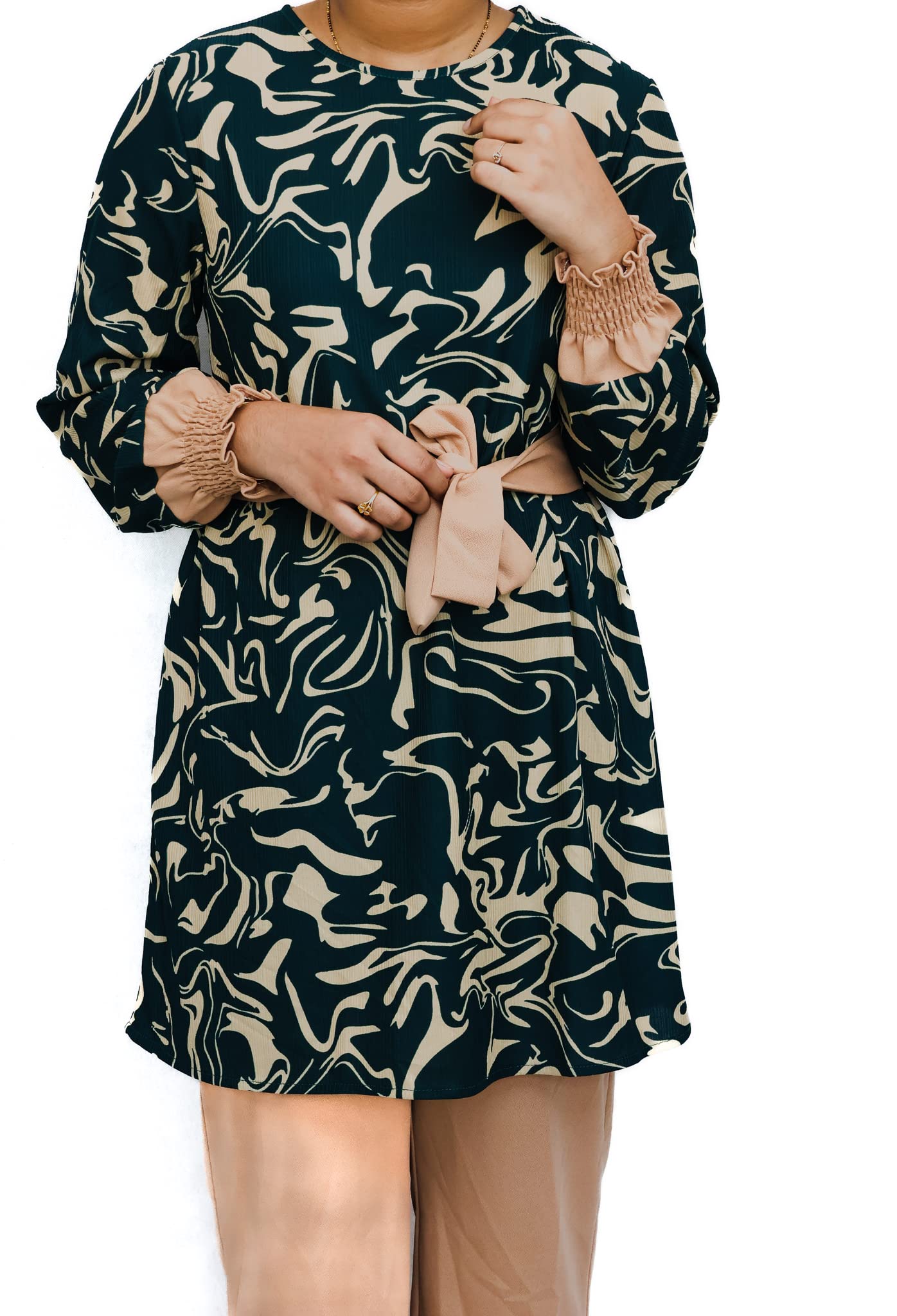 VINCI TRIM- Rosella pattenrned two piece pant and top set