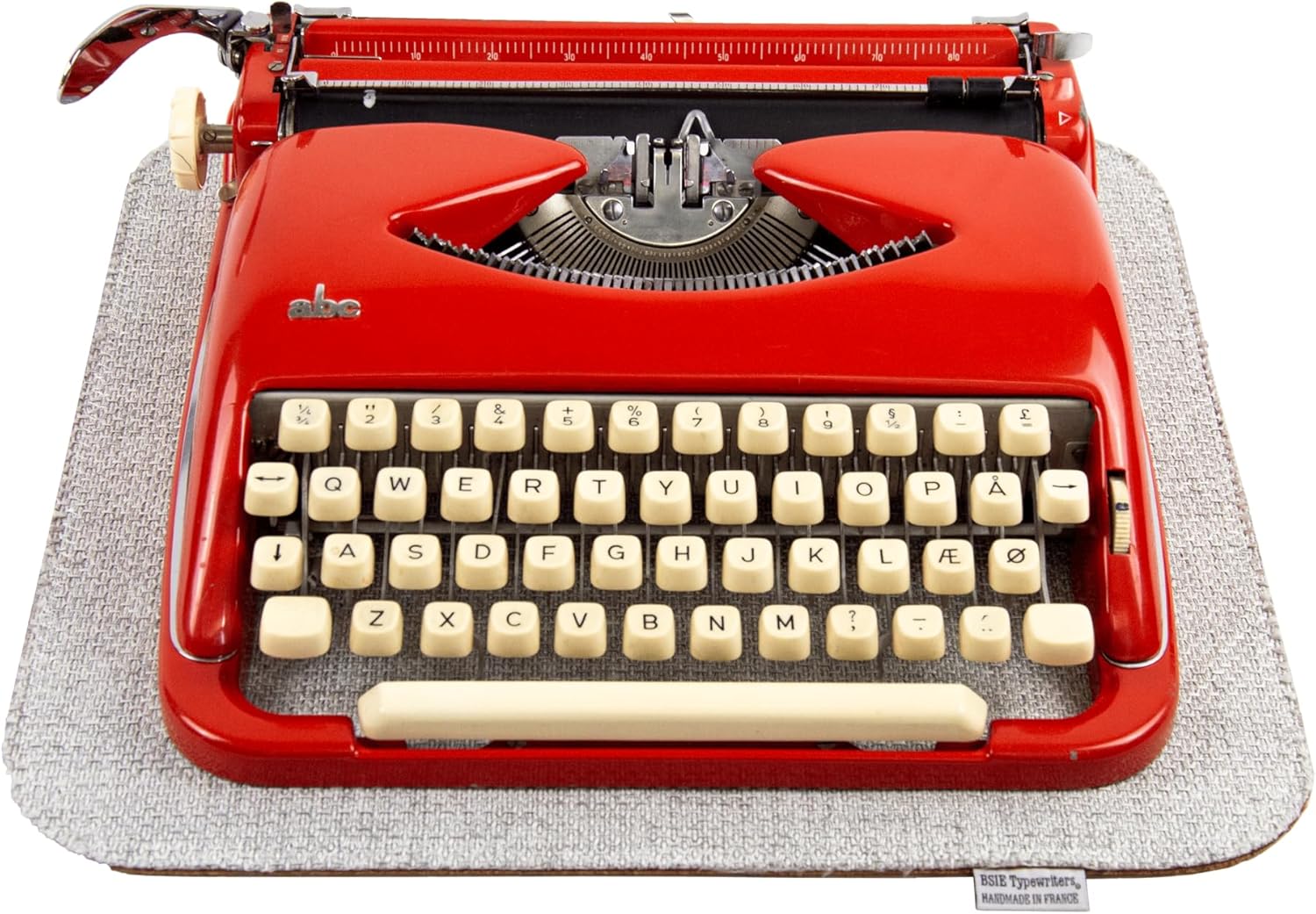 Typewriter Pad - Providing a Non-Slip Surface - BSIE Typewriters (White)