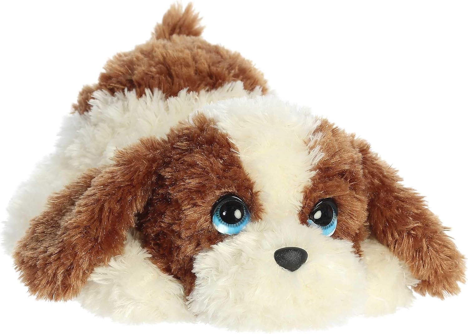 Aurora Adorable Playful Pretties Jewell Shitzu Stuffed Animal - Cuddly Companions - Endless Play - Brown 10 Inches