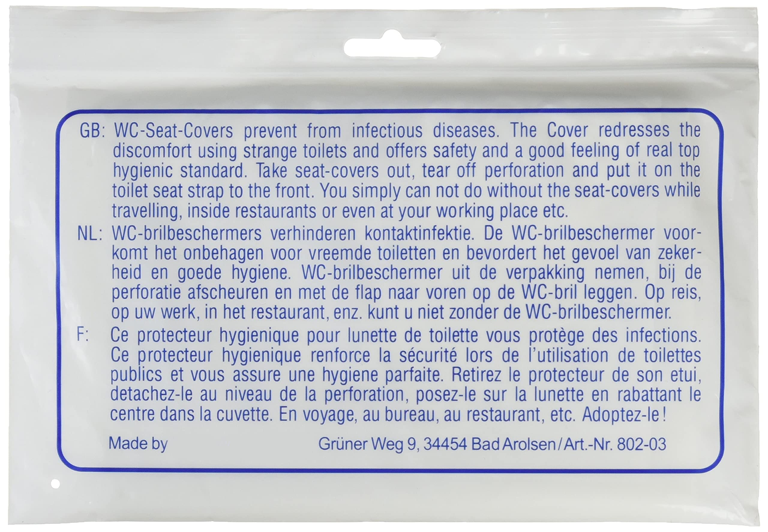 WC-Brillenschutz 25er-Pack