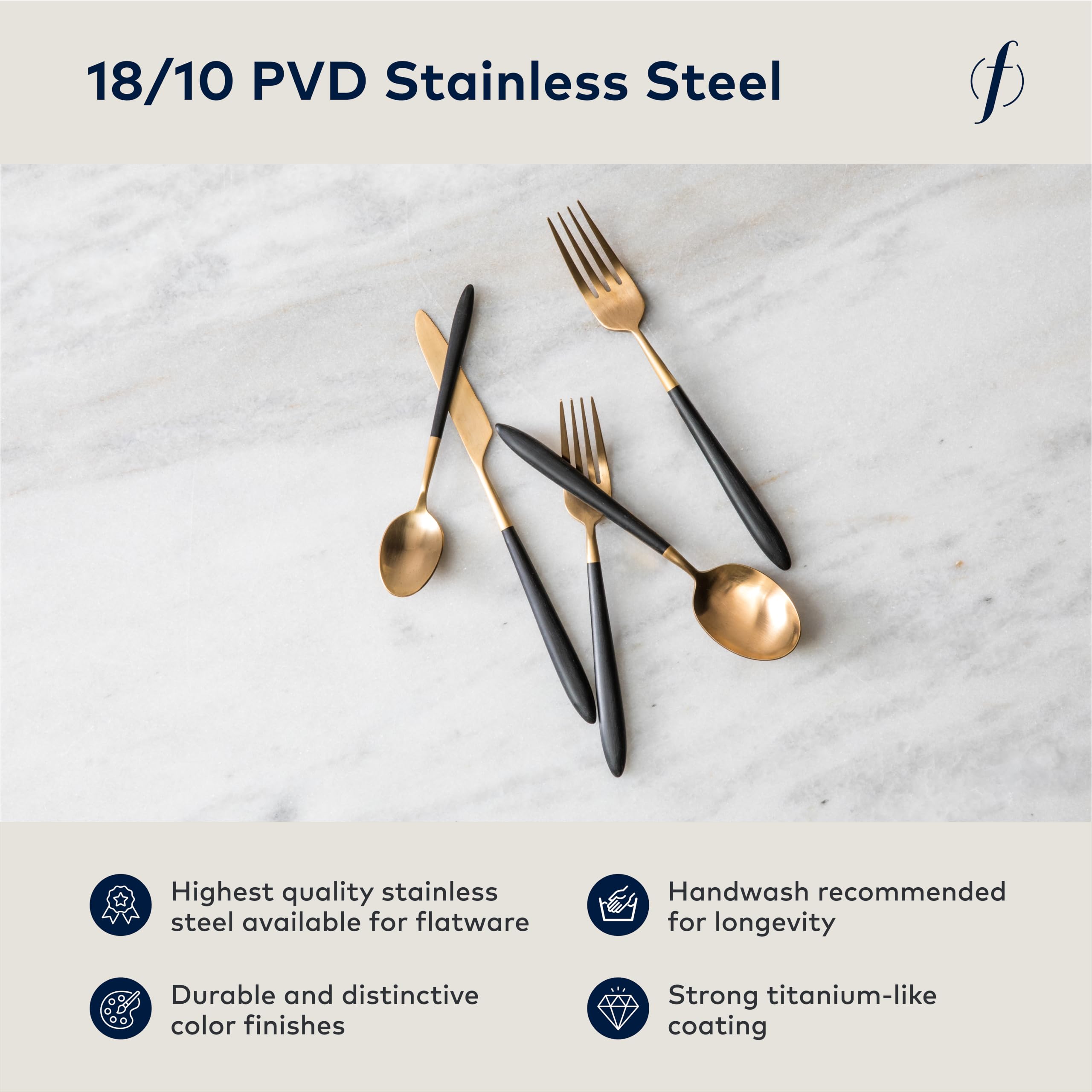 Amazon.com | Fortessa Velo 18/10 Stainless Steel, 20 Piece