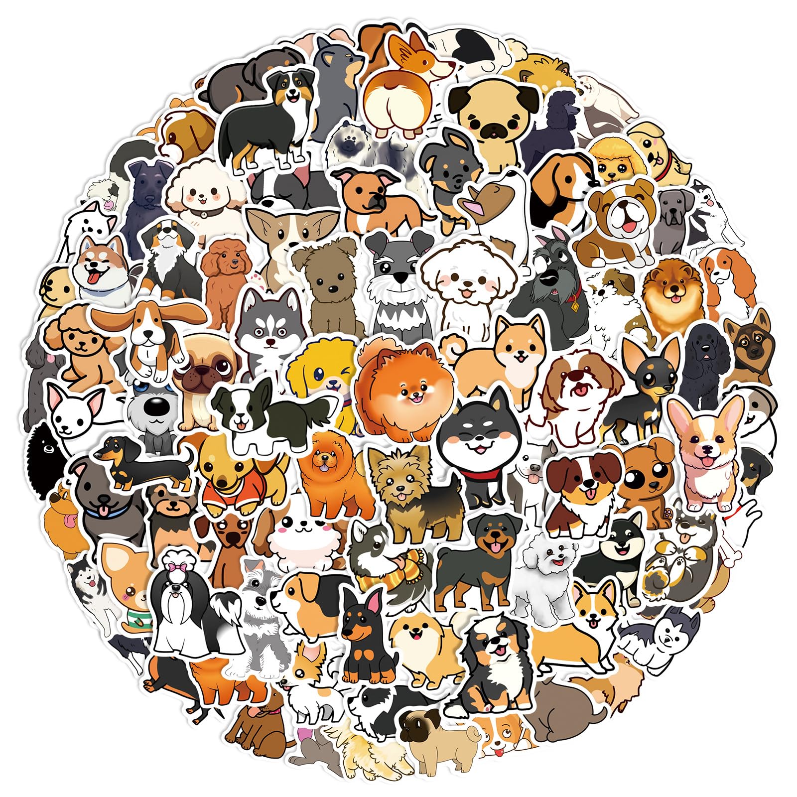 100 Adesivi Animali Kawaii Per Bambini – Simpatici Stickers Impermeabili Per Bottiglie E Quaderni