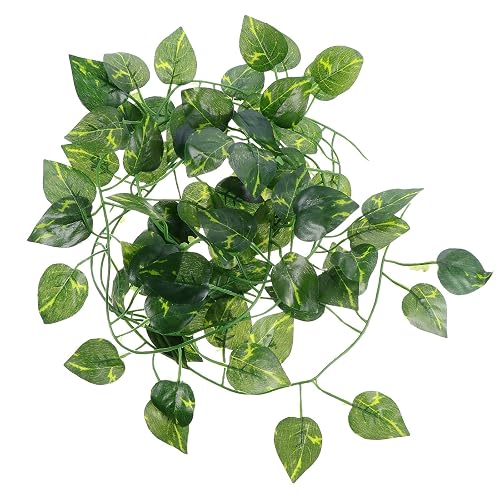 12pcs Hanging Vine Fake Rattan Garland Artificial Leaf Decor Simulation
