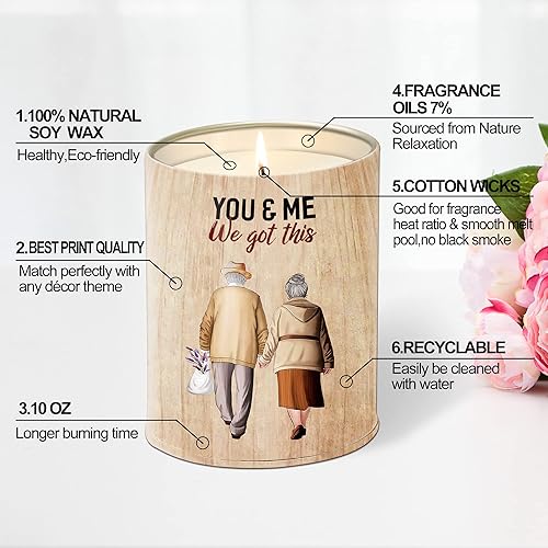 Miniatura 2 de Vela de lavanda del 15 aniversario - Regalos románticos para él y ella