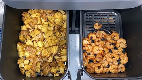 Miniatura 7 de Placa para freidora de aire para Ninja Foodi DZ201, 2 piezas de repuesto para parrilla Ninja DZ100, piezas de repuesto y accesorios para freidora de