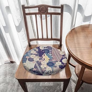 Amazon.co.jp: 座布団 クッション 丸クッション 和柄 和風花柄