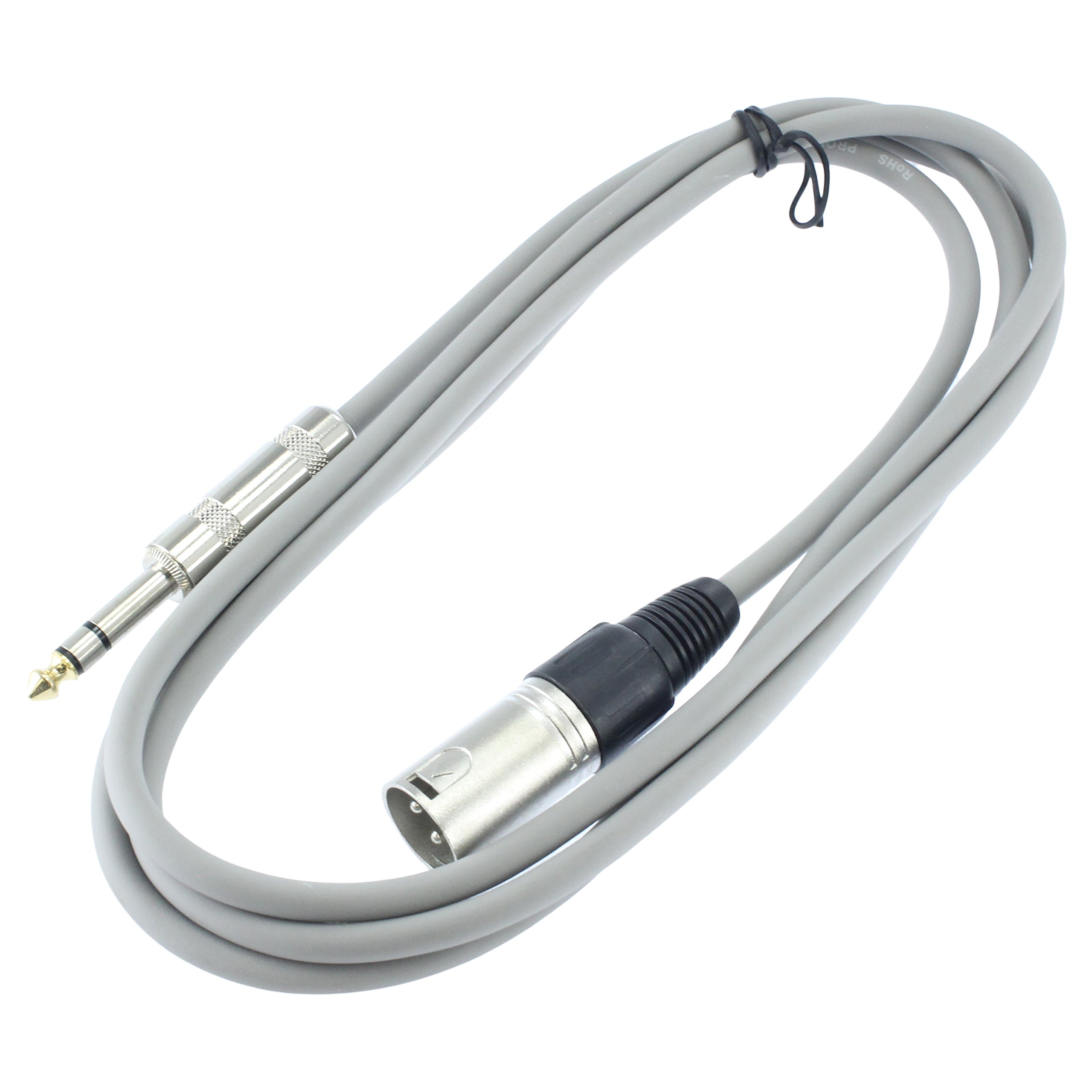 1/10,2 cm TRS na XLR męski Pro Audio kabel krosowy zrównoważony i ekranowany