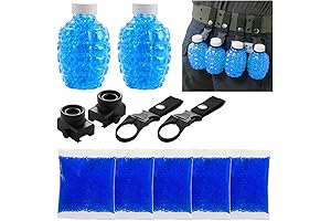 Gel Blaster Vest with 50000 Gel Balls, Tactical Lanyard, Adapter, Bottle Hopper