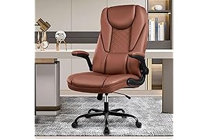 Executive Office Chair: Big and Tall Office Chair with Flip-Up Arms