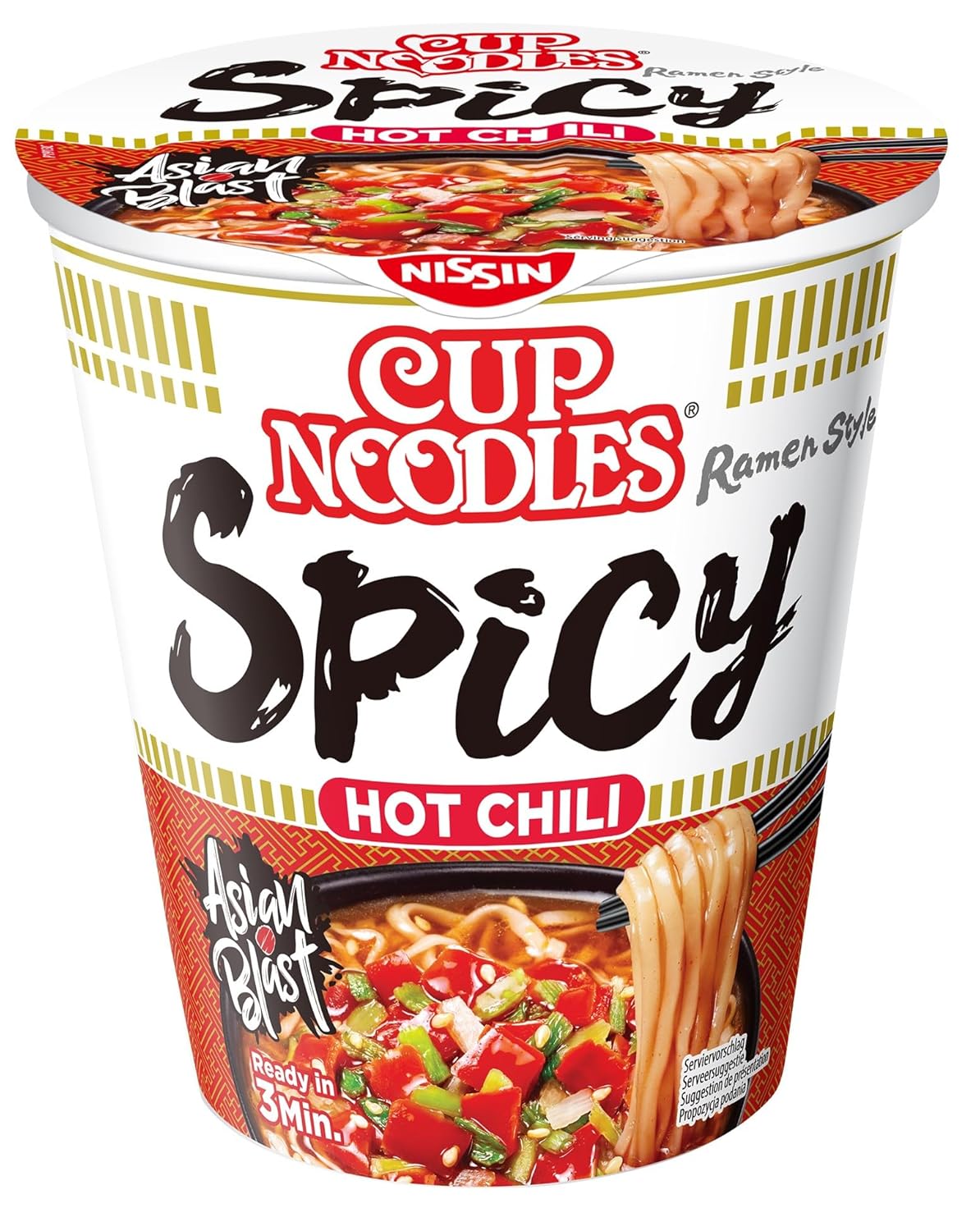 Nissin Cup Noodles Spicy: Schnelle asiatische Köstlichkeit im Becher