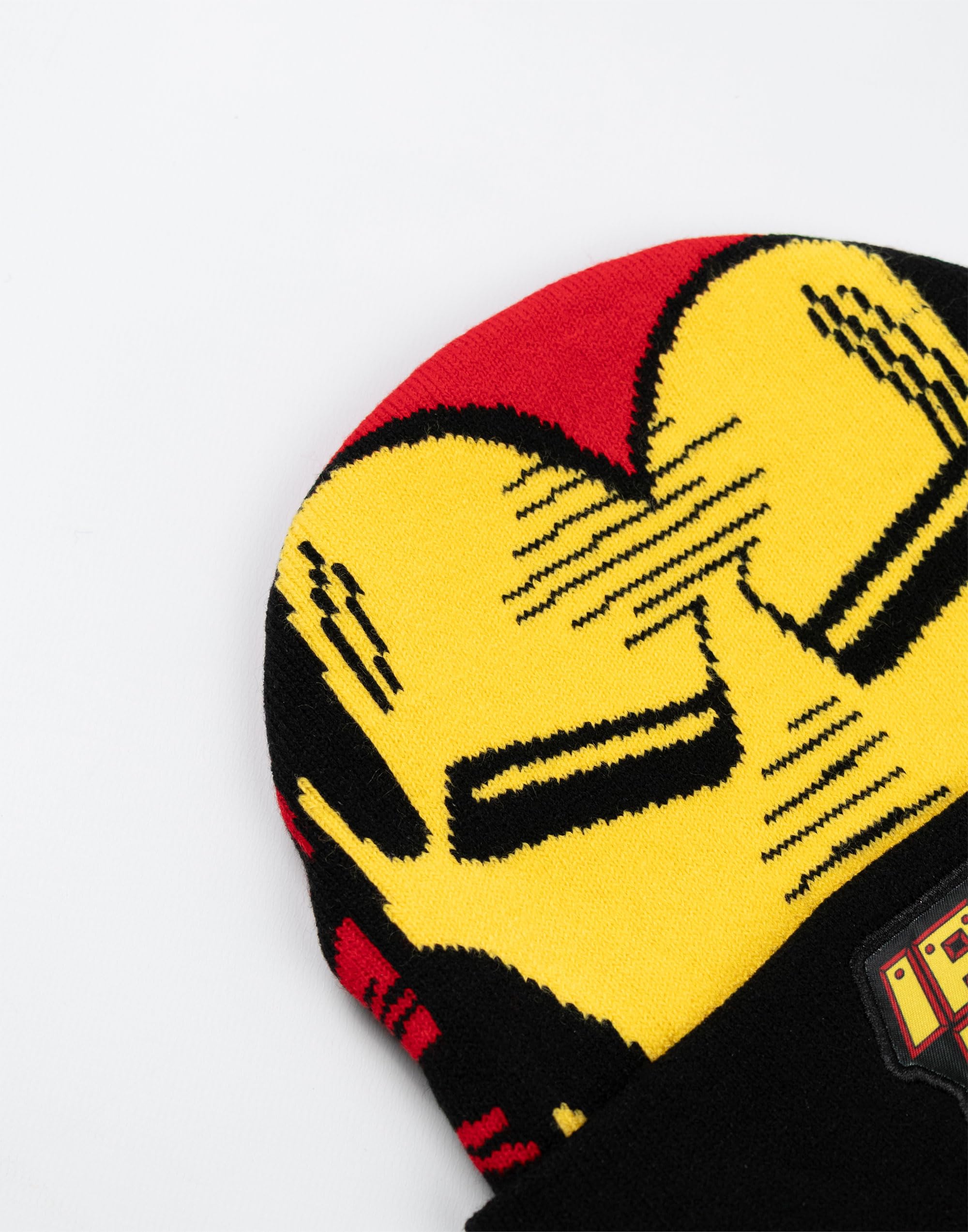 Marvel Iron Man Jungen Mütze und Handschuhe, Rot, Winterwärme, Accessoires mit Iron Man Grafik, Kinderausrüstung für kaltes Wetter, perfekt für Outdoor-Abenteuer, Merch