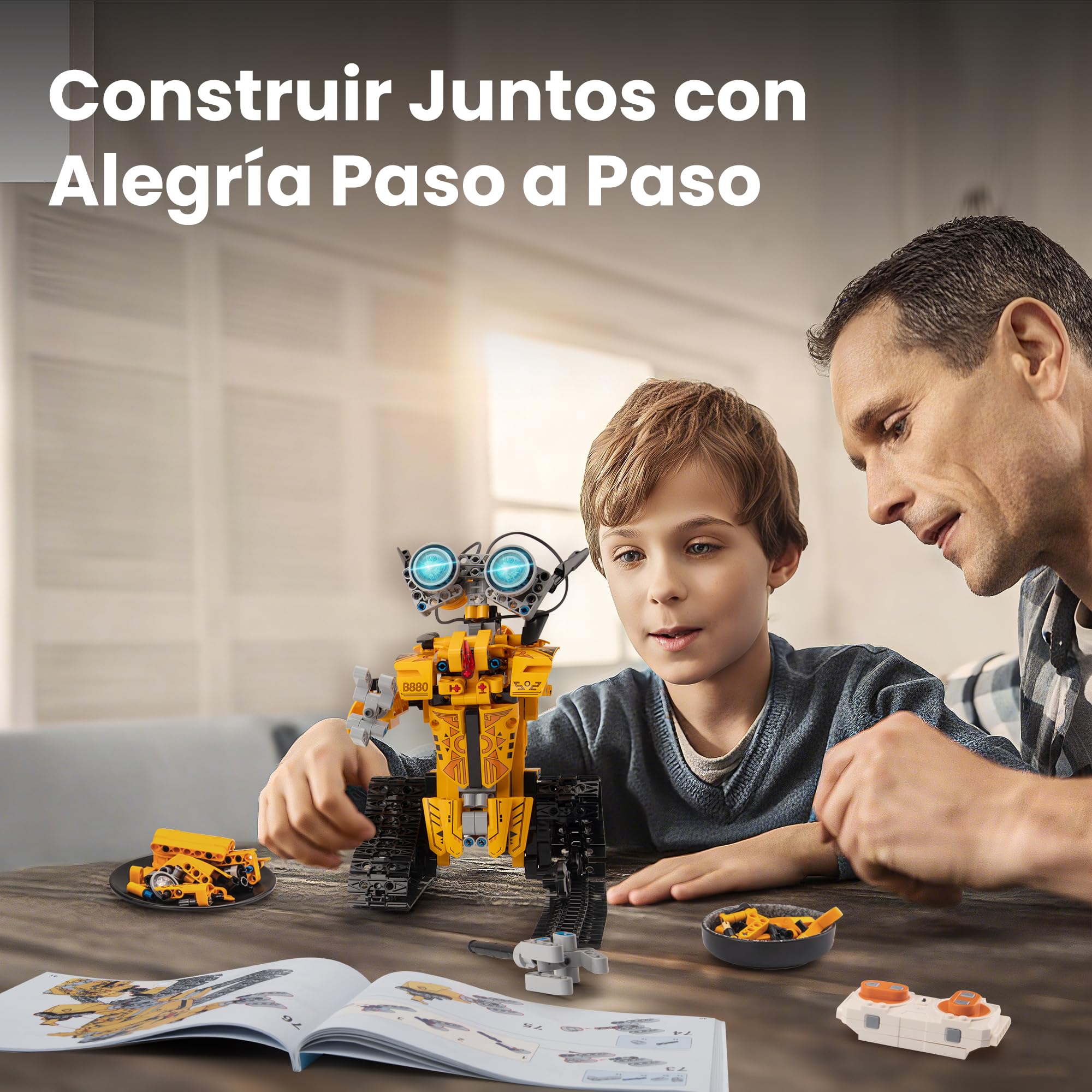 Sillbird Kit de Construcción de Robots con Control Remoto | Regalos para Niños de 8-12, Set de Juguetes de Codificación Robótica para Niños y Adolescentes, 468 Piezas