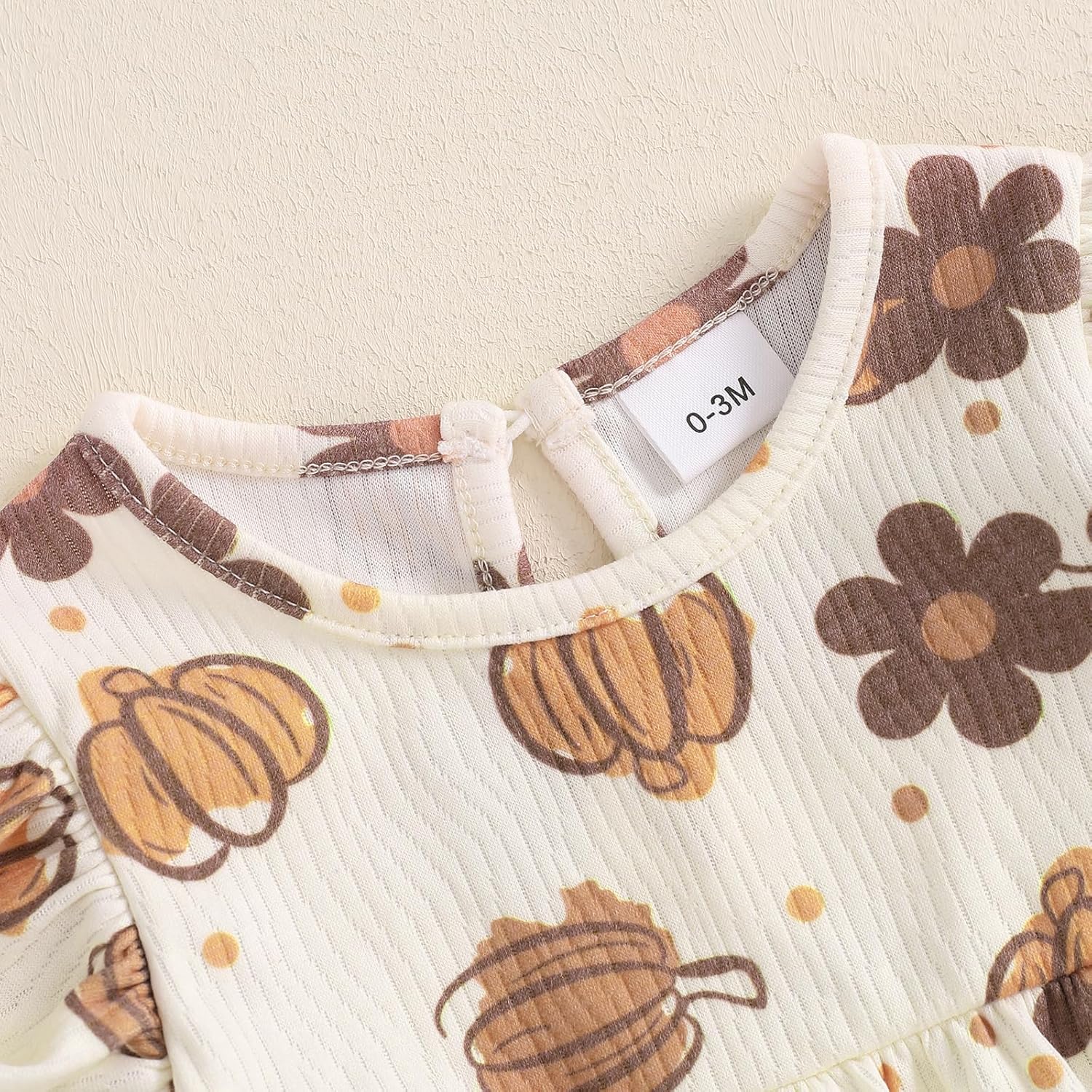 Kuriozud Baby Girl Plaid Outfit Long Sleeve Ruffle Romper Jumpsuit Christmas Outfit Newborn Girl Fall Clothes - Image 4