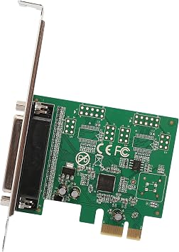 Syba 1 Port Parallel DB25 LPT Printer PCIe x1 with Low Bracket, Support SPP / PS2 / EPP/ECP Modes and Centronics Interface SI-PEX10011