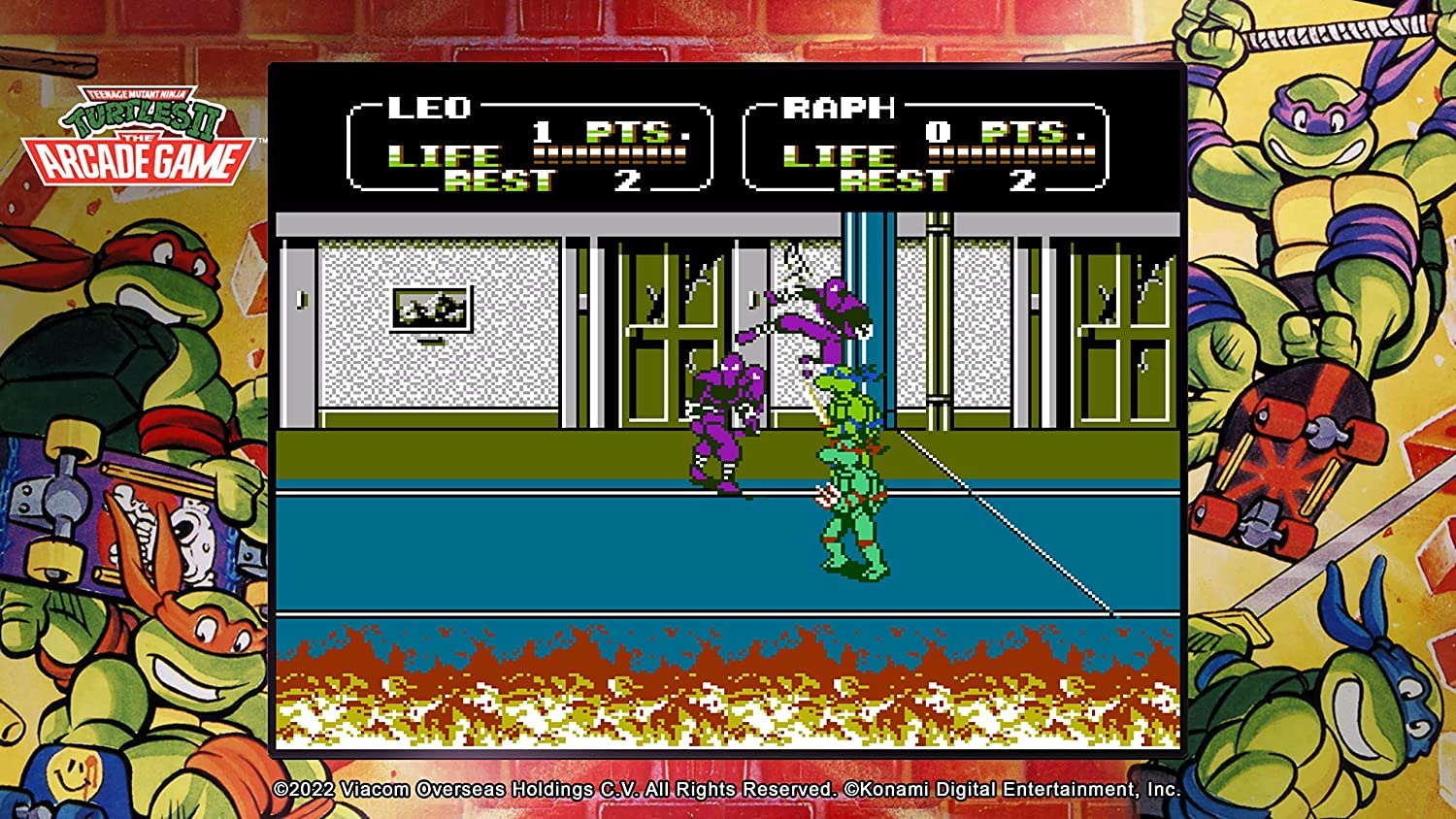 Konami Teenage Mutant Ninja Turtles Cowabunga Collection
