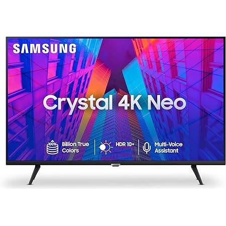 Samsung 108 cm (43 inches) Crystal 4K Neo Series Ultra HD Smart LED TV UA43AUE65AKXXL (Black)