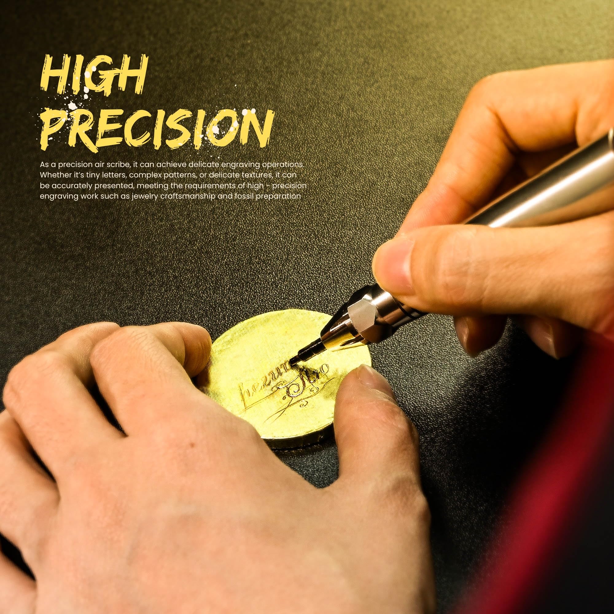 Air Scribe Pneumatic Engraving Pen Precision Tip Diy For Glass Metal - View #10