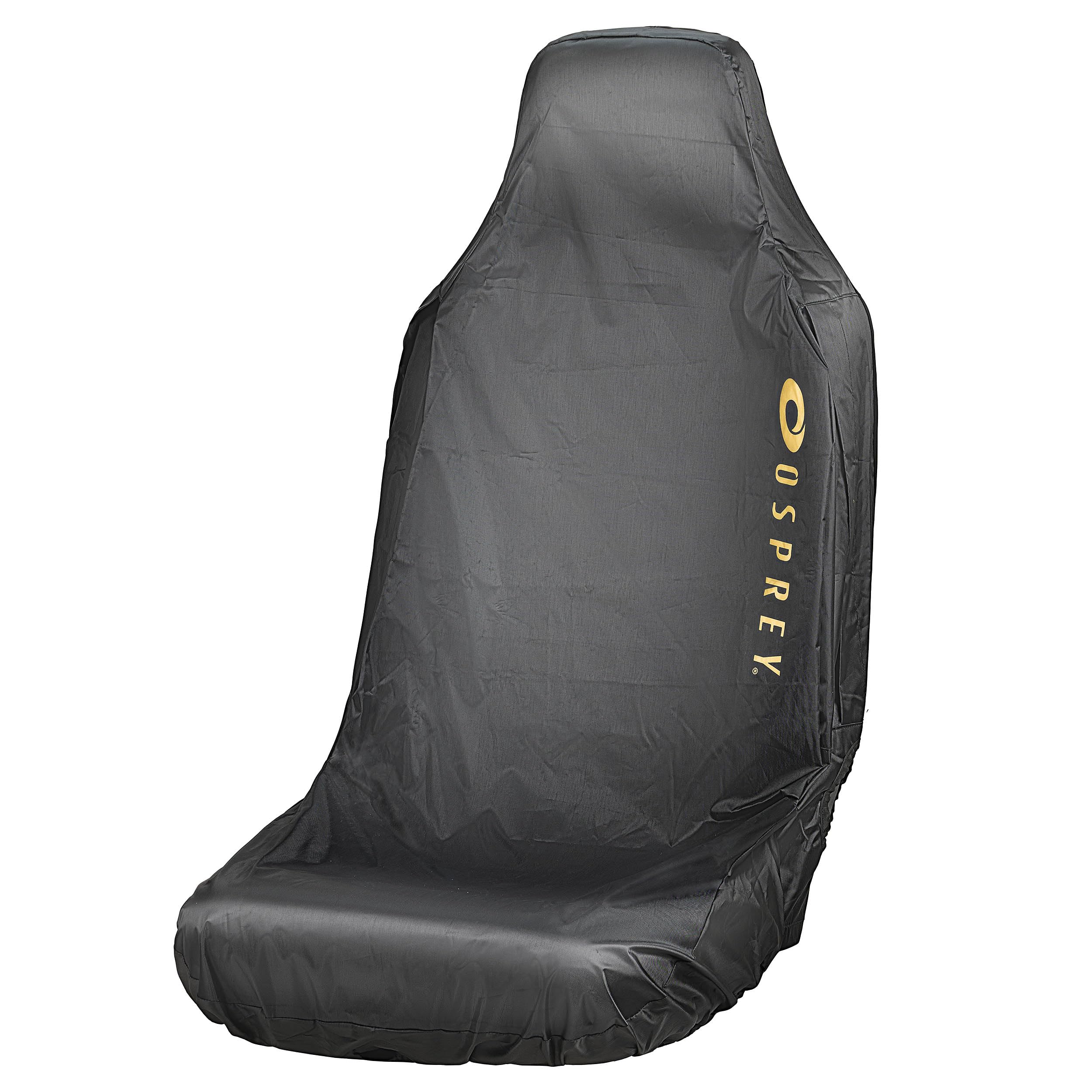 Osprey Single Car and Van Seat Cover, Waterproof Universal Fit Car Seat Protector, Non Slip and Easy Clean Black Seat Cover