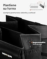 Vista 5 de HOTOR Organizador de Maletero - Organizador de Coche, Organizador de Maletero Plegable para SUVs y Sedanes, Organización de Coche Resistente