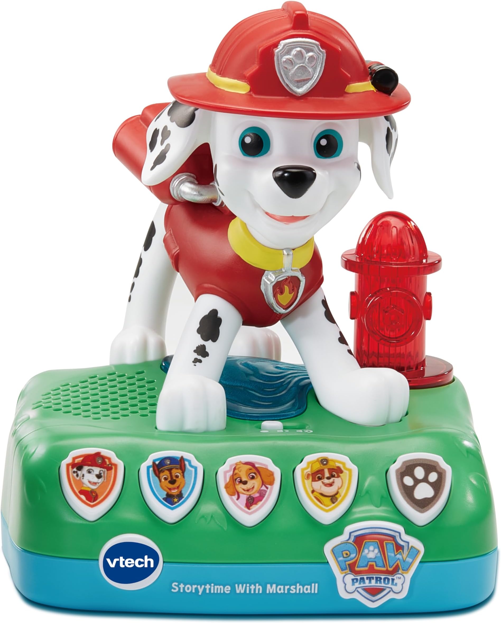 PAW Patrol - Storytime With Marshall, Official PAW Patrol Toy with 4 Stories, Music and Sounds, Night Light and Timer, Gift for Kids 3, 4, 5Plus Years, English Version