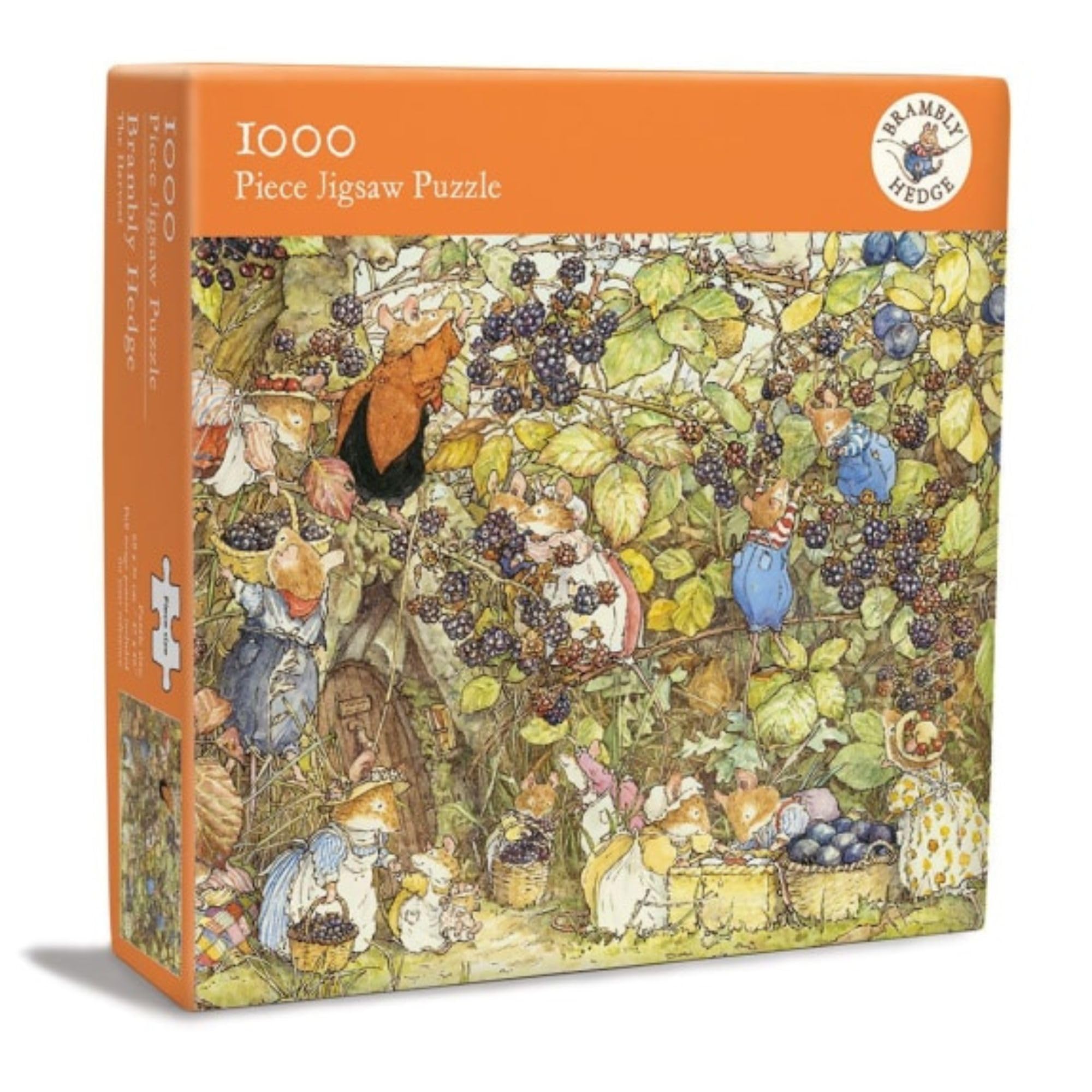 Museums & Galleries Brambly Haie – Lot de 2 puzzles de 1000 pièces pour adultes – Belles scènes de campagne illustrées – Cadeau pour les amateurs de nature et de livres