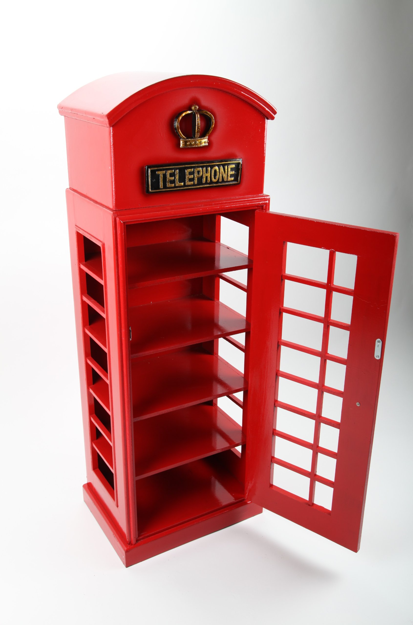 Mobiletto Porta CD A Forma Di Pompa Di Benzina Retro - Con Luci, 5 Ripiani, Chiusura Magnetica - Foto 14