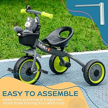 Qaba Tricycle for Toddler 2-5 Year Old Girls and Boys