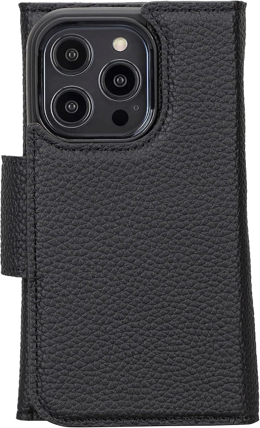 BLACKBROOK Trifold Magnetic Detachable Wallet & Case Set Compatible with iPhone 14 Pro - (2 in 1) Tudor Full Grain Leather Case with 8 Card Slots, 2 Cash & 1 Clear ID Pockets