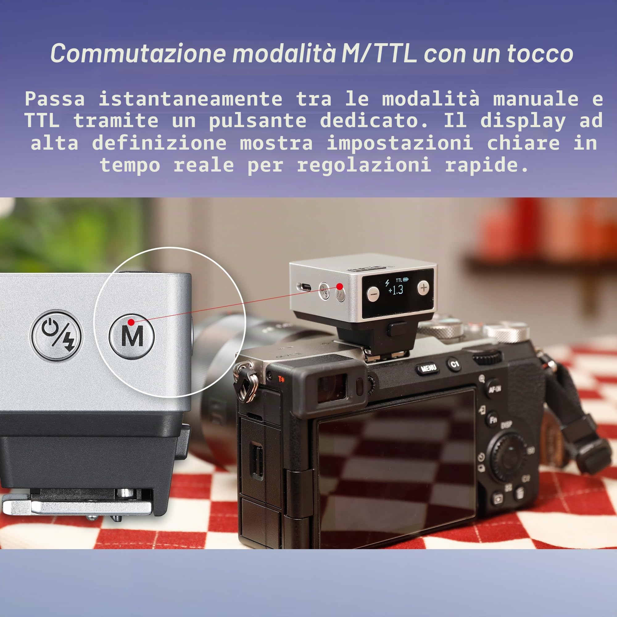 Godox iT20 C TTL Flash Speedlight 700 tempo di flash, tempo di riciclaggio 1,5 s, con filtri colorati magnetici per fotocamere Canon (nero, C)
