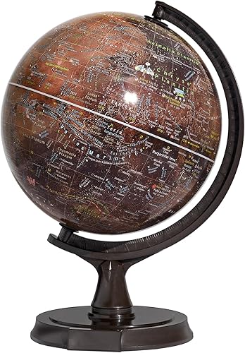 Mapsoft Prime Red Mars Globe, 30cm12", R-30, Planeta Rojo, Mapa de Marte, Atlas de Marte, póster de Marte, globo planeta