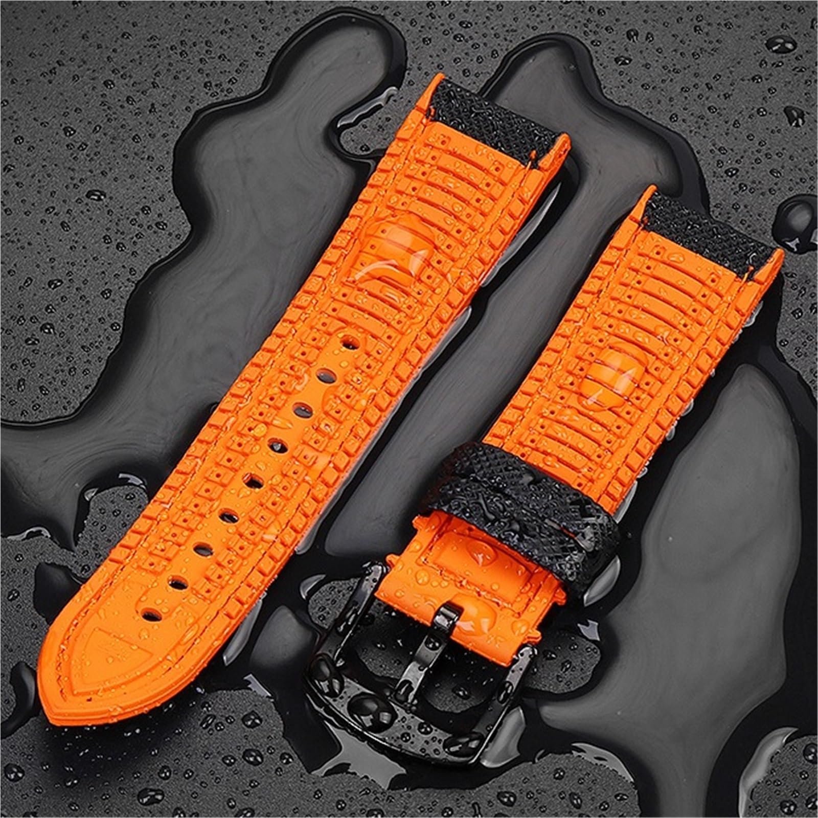 Cinturino in caucciù di nylon tela 20mm 21mm 22mm 23mm 24mm Accessori for cinturini di ricambio sportivi da uomo durevoli e casual