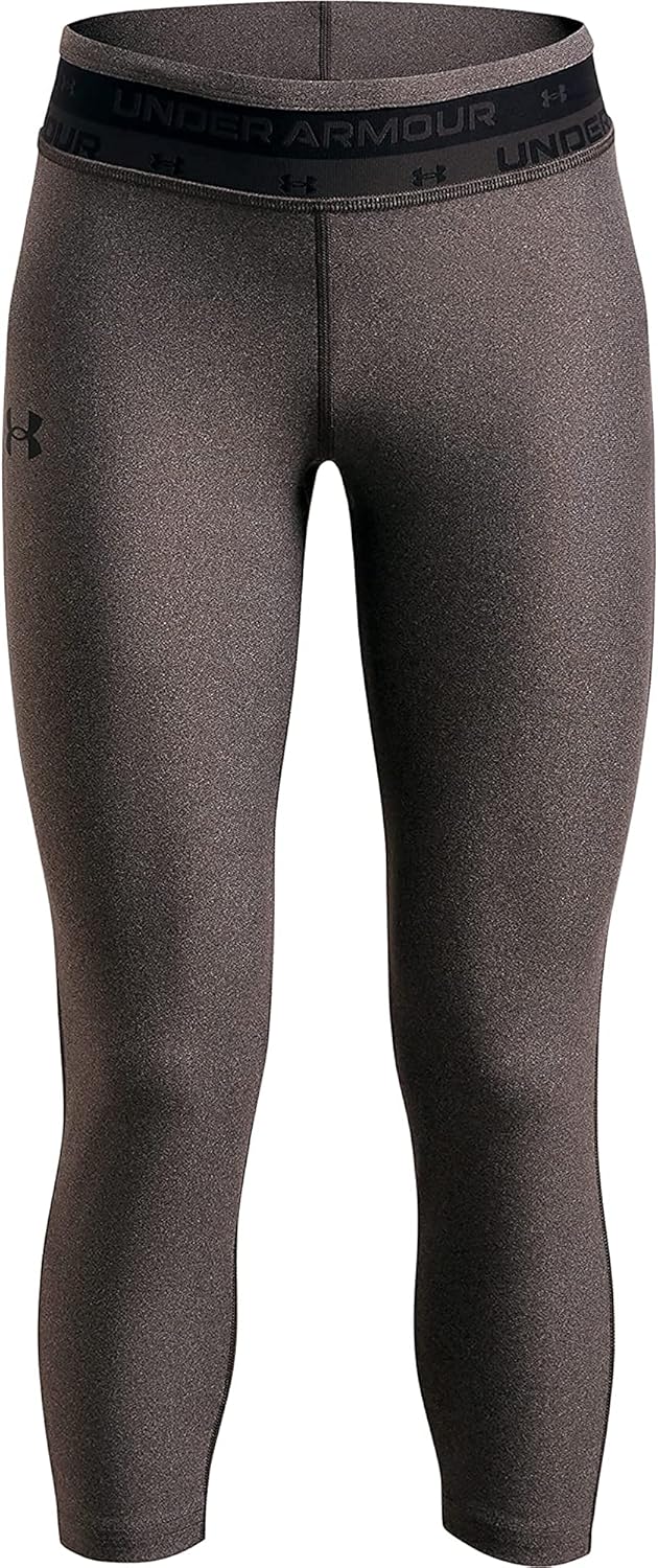 Under Armour Girls' HeatGear Heather Crop