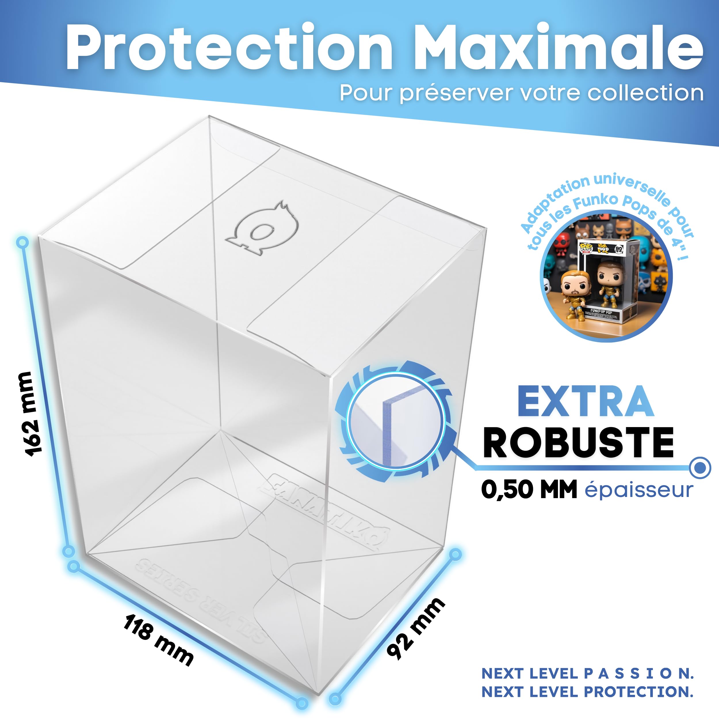 Image secondaire de Fanatiko Lot de 20 Protecteurs GOLD pour Funko Pop 4