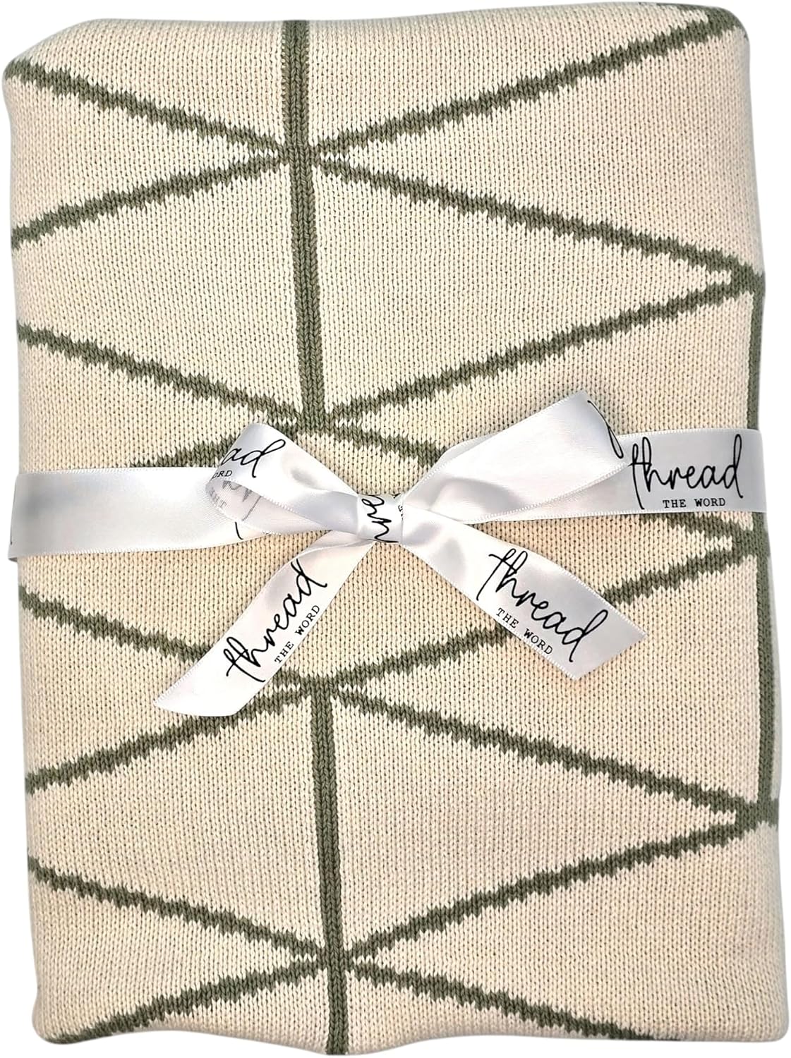 The Isometric Blanket - 100% Organic Cotton Baby Blanket, American Made, 30x40in - Bassinet, Crib, Stroller - Gift Registry Baby Shower for Newborns and Kids