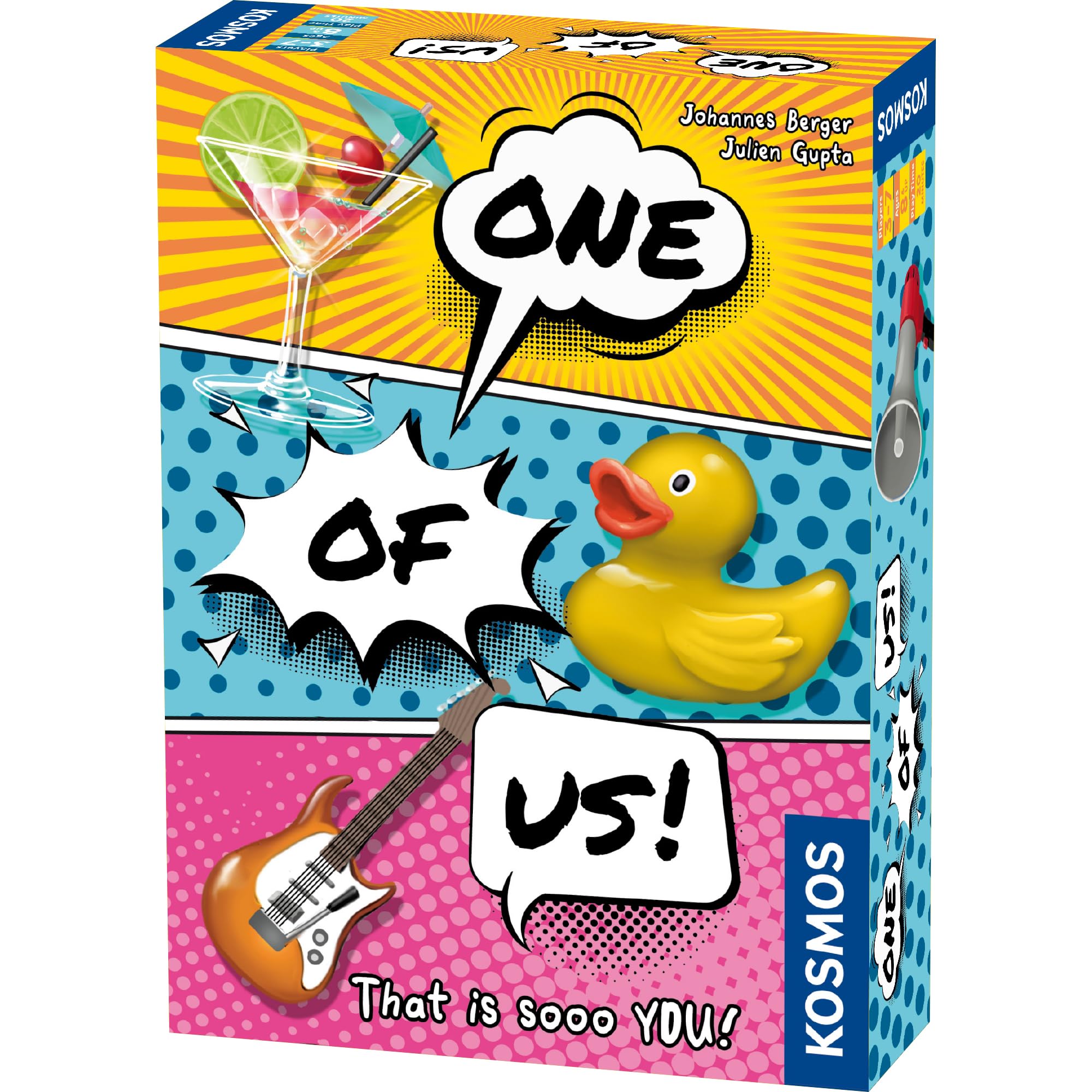 Kosmos One of Us | Party Card Game | Match Players Without Discussing | Cooperative | Analog Tabletop Game | Ages 8+, 3-7 Players