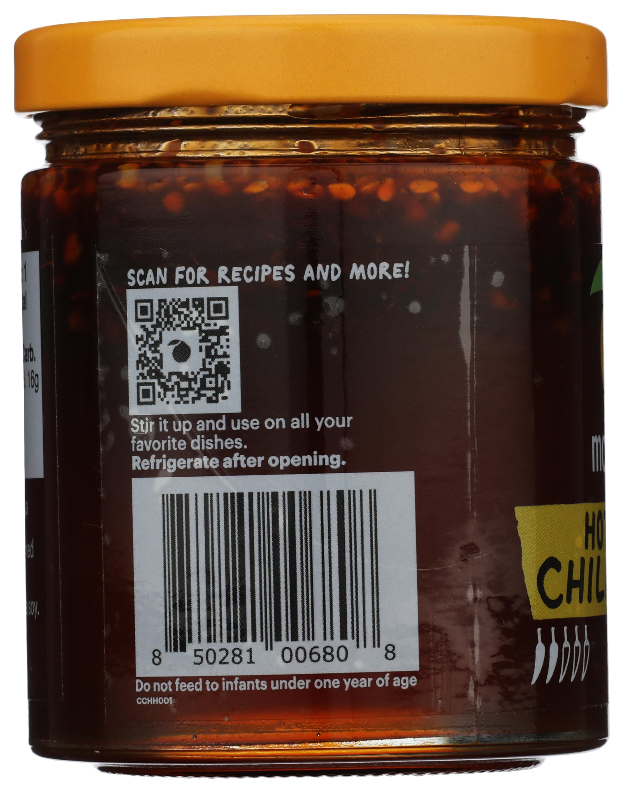 Momofuku Hot Honey Chili Crunch von David Chang 218.3 g, Öl mit Premium Wildblumenhonig, Knoblauch und Schalotten, Chili Crisp zum Kochen, als Sauce oder Topping
