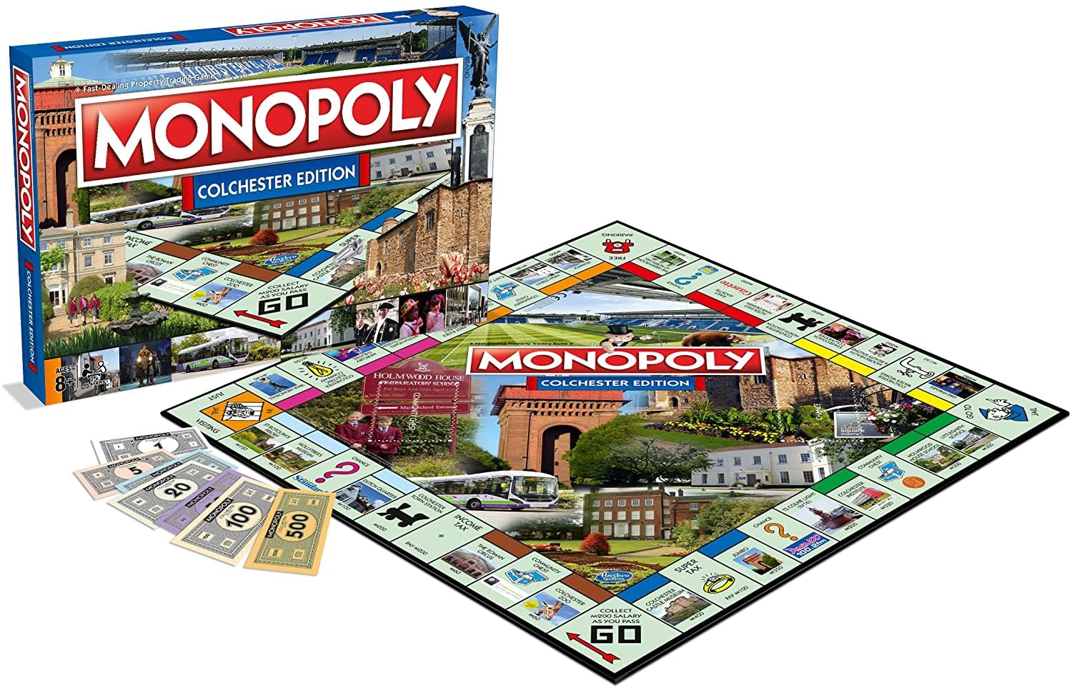Winning Moves Colchester Monopoly Board Game, Colchester, One Size, Blue - Image 2