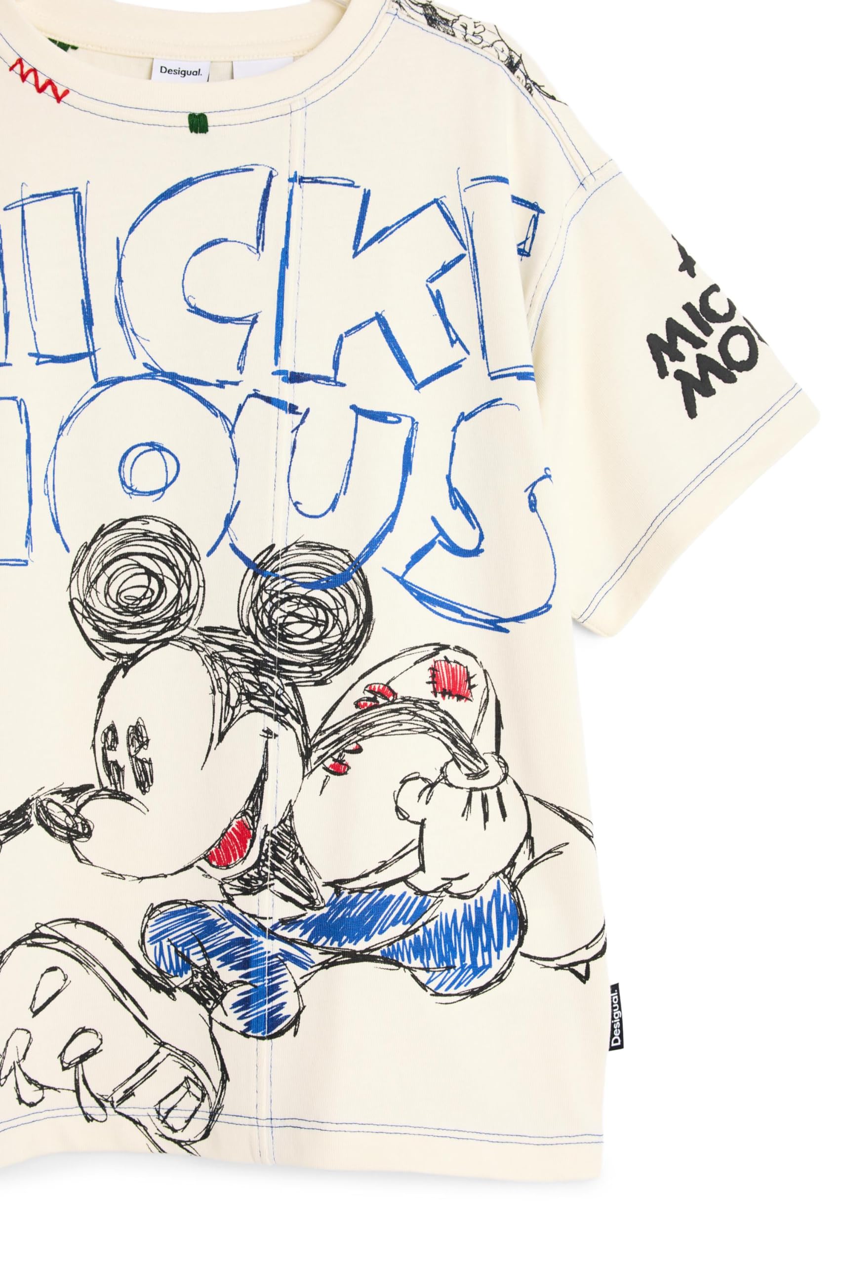 Desigual TS_Running_Mickey T-Shirt Bambini e Ragazzi
