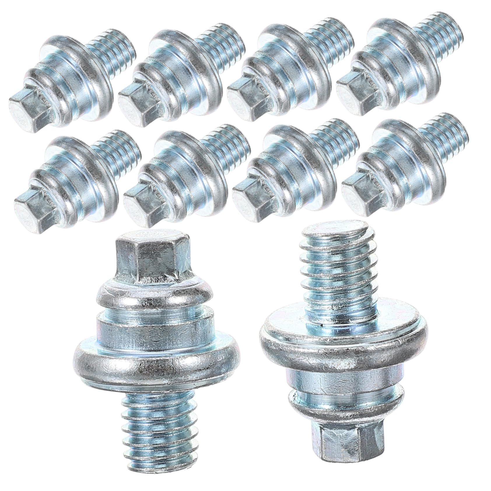 Gatuida 50piezas Terminal De Batería De Coche Juego De Tornillos Galvanizados Resistentes Al Desgaste Fácil Instalación Uso Interior y Exterior Compatible Conectores De Batería