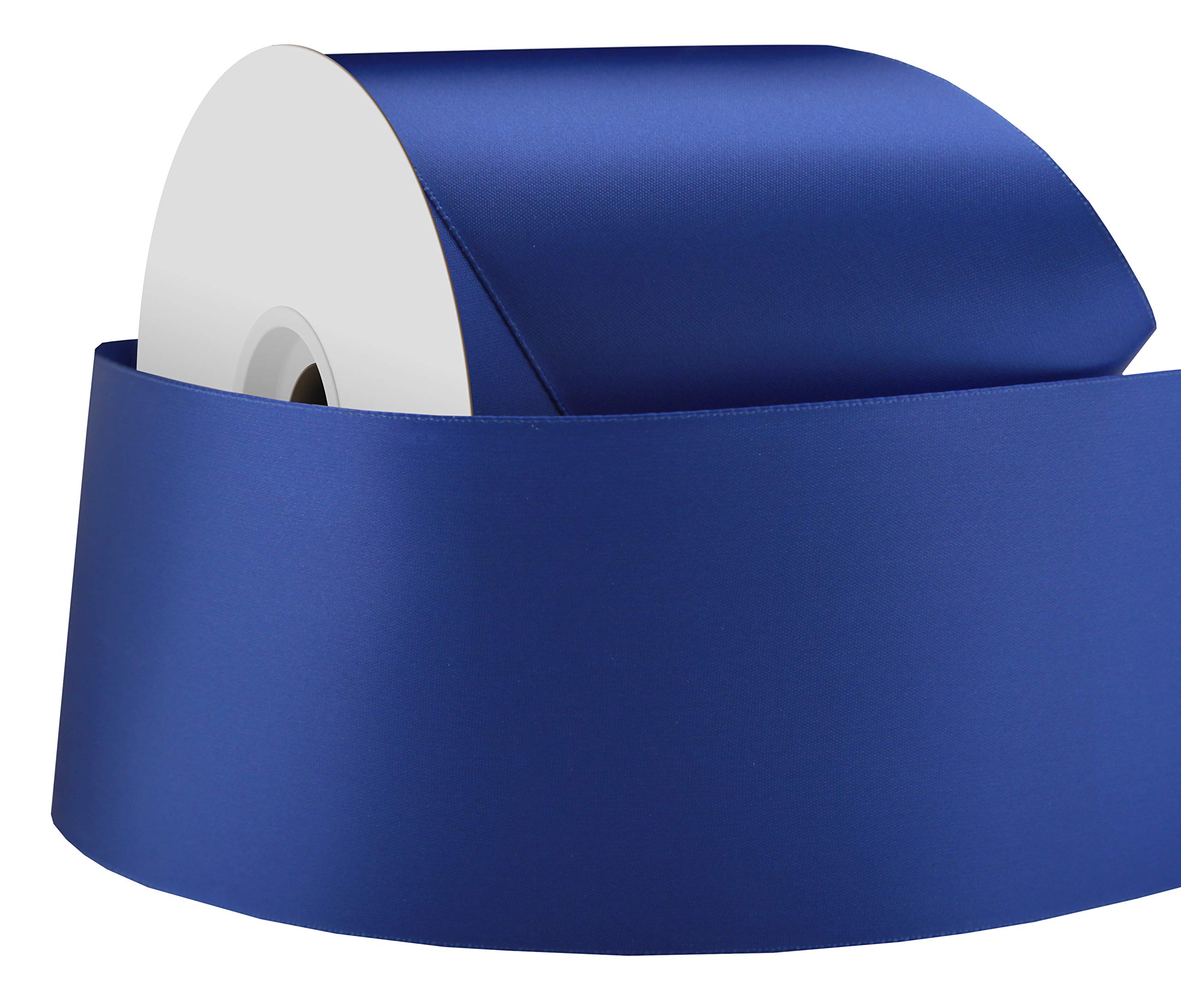 Berwick Offray Offray Single Face Satin Ribbon-3" W X 50 Yards-Royal Nastro