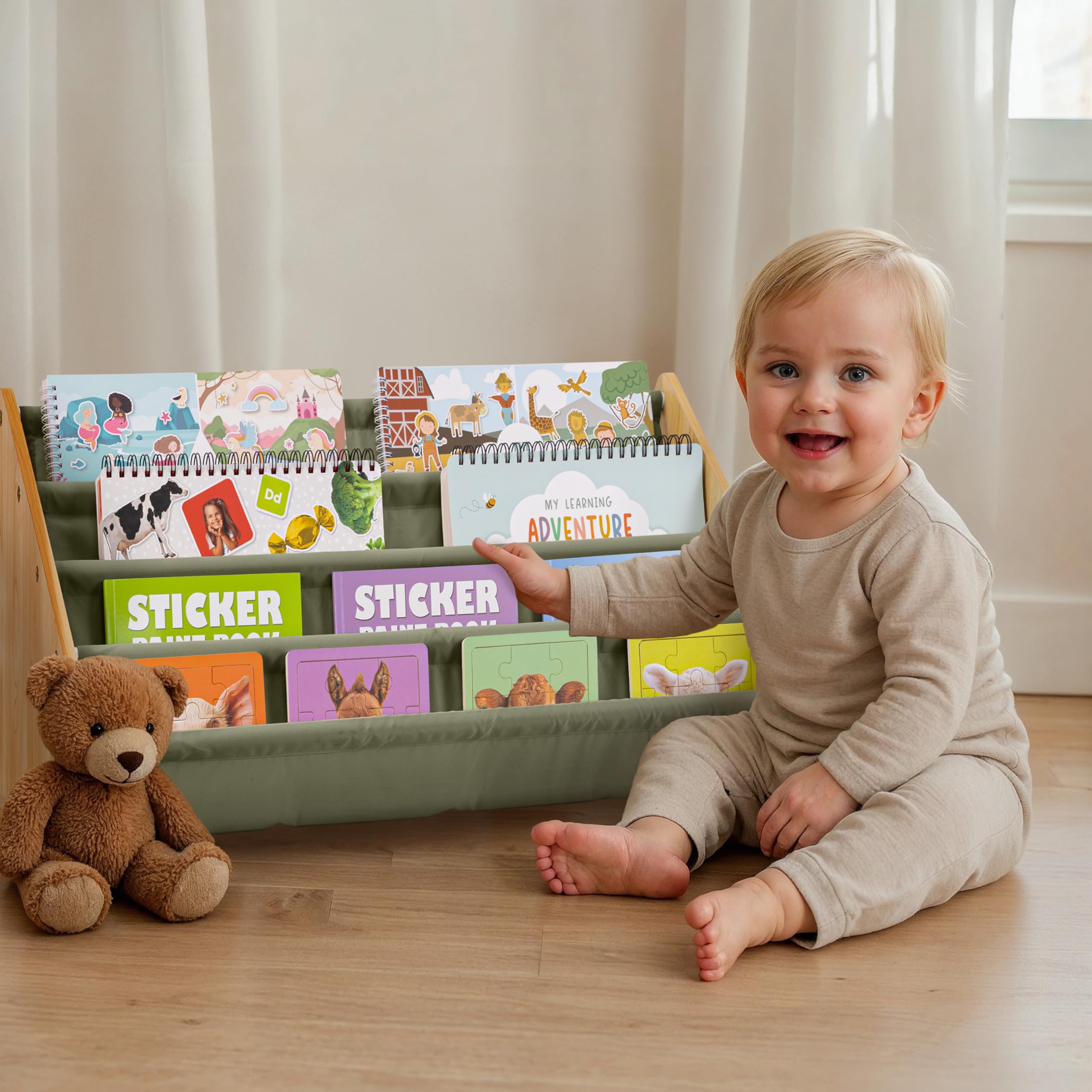 置物 BABIES Amazon.com: ZICOTO Decorative Kids Bookshelf - Modern
