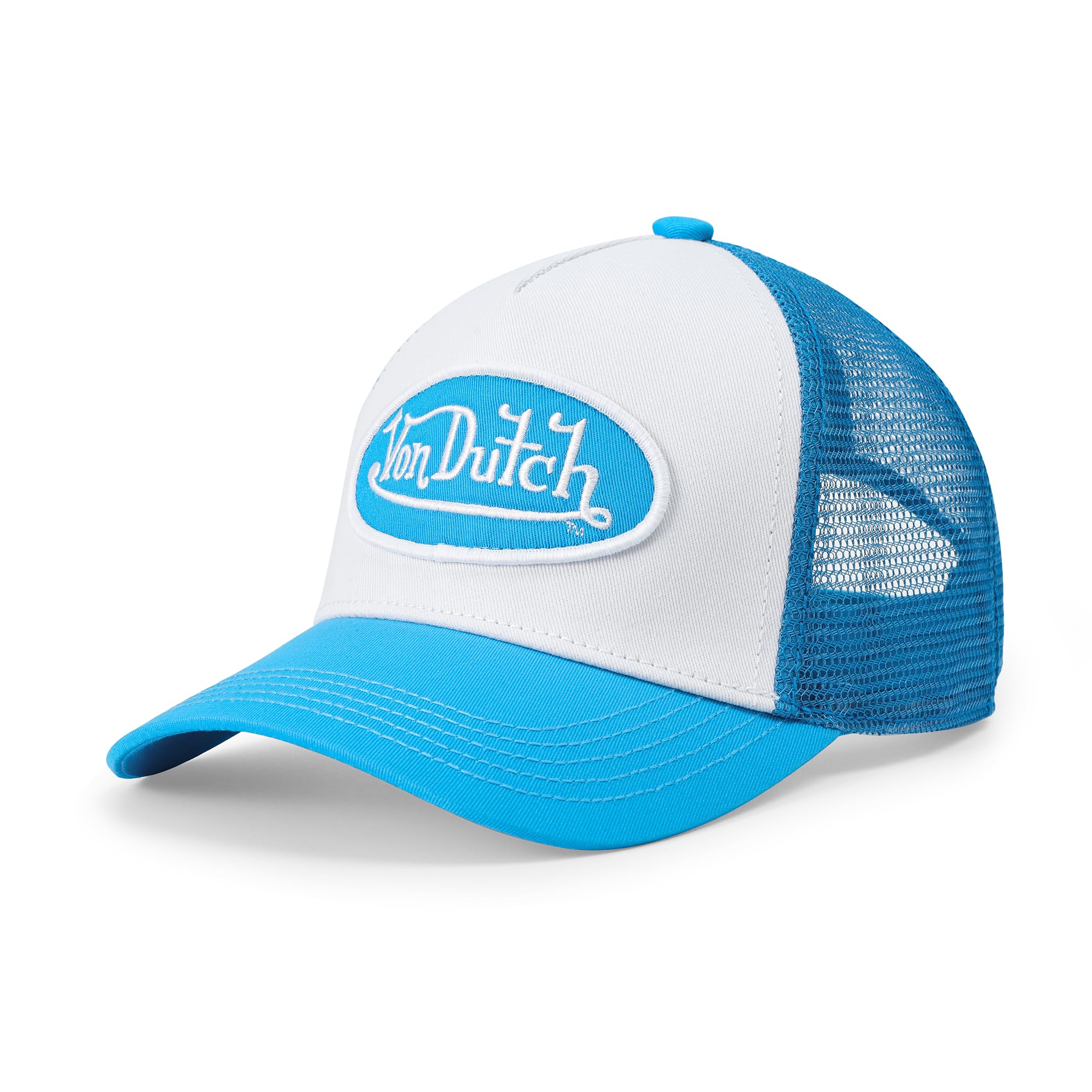 Von Dutch Kids Classic Trucker Hat | Adjustable Mesh Snapback with Logo, Breathable Back & Prints | One Size Fits Most Kids