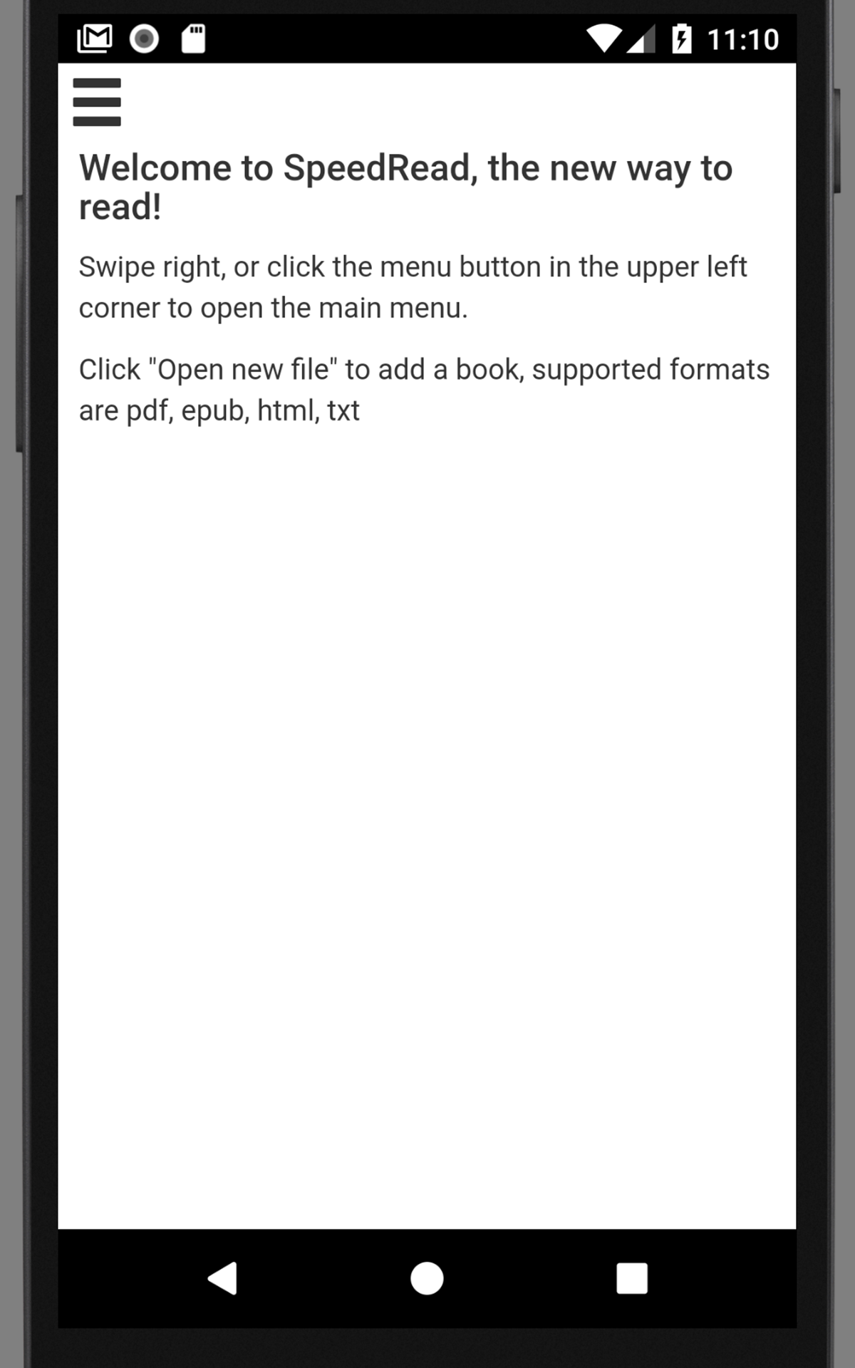SpeedRead, Spritz Reading App on Amazon Appstore