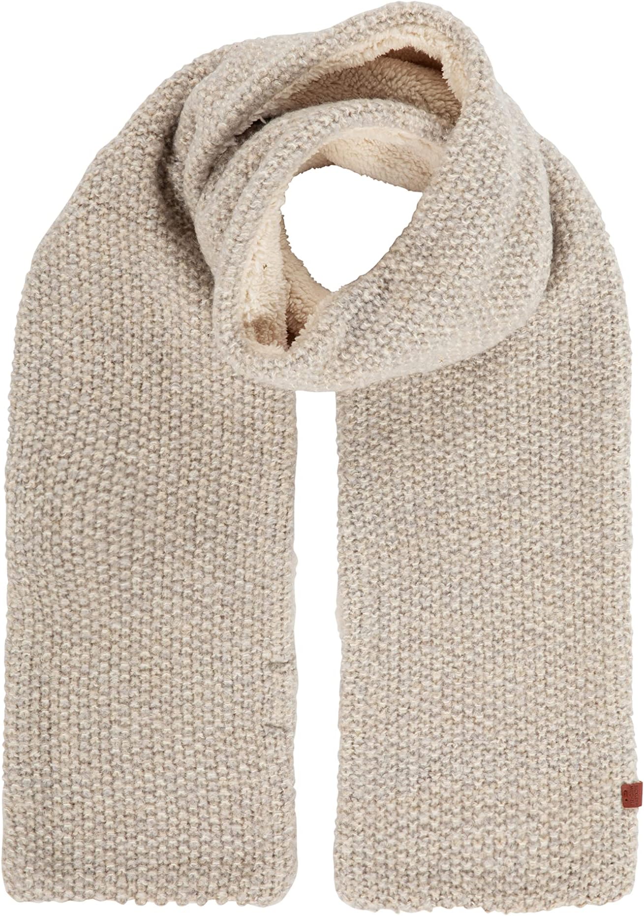 Bickley + Mitchell Men's Soft Knitted Women's Scarf with Teddy Lining 2022-02-10-117, Linen Twist, One Size