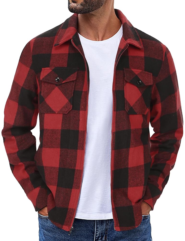 ジャケット・アウター tenderloin flannel check coat Avenue Flannel Jacket Faded Red – Lost Enterprises