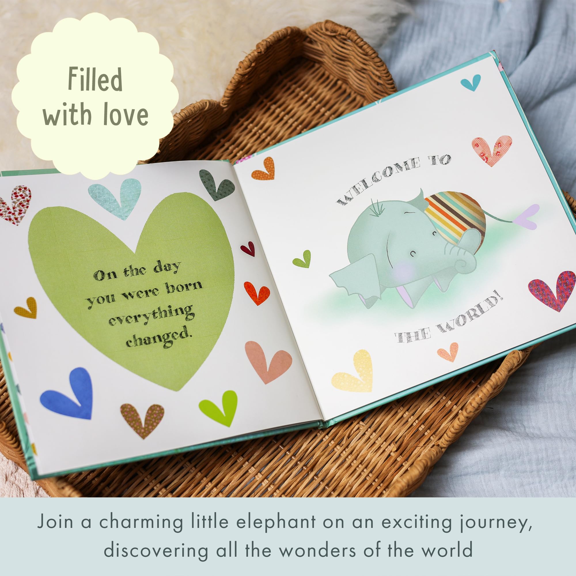 Welcome To The World: New Baby Gift & Keepsake Book - Premium Hardcover Nursery Storybook for Baby Showers, Christenings & Newborn Celebrations — Amazon image 3