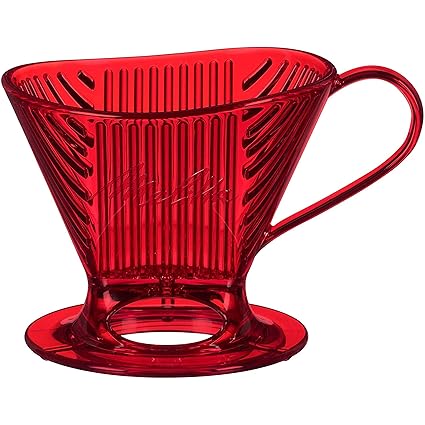 Amazon.com: Melitta Signature Series - Cafetera para verter (1 taza), color  rojo : Todo lo demás