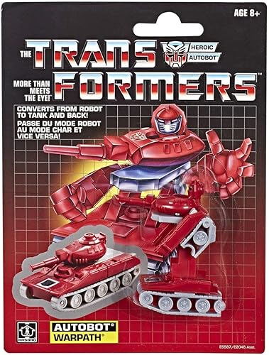 Transformers Reedición de G1 Autobot Warpath