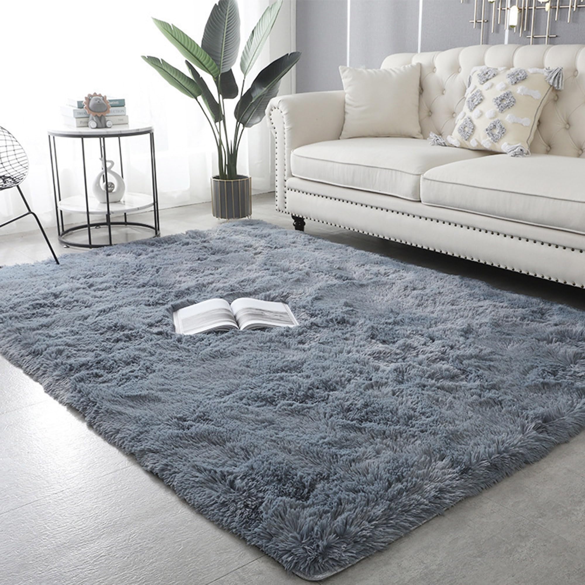 Tapis de sol moelleux et antidérapant lavable pour un confort durable