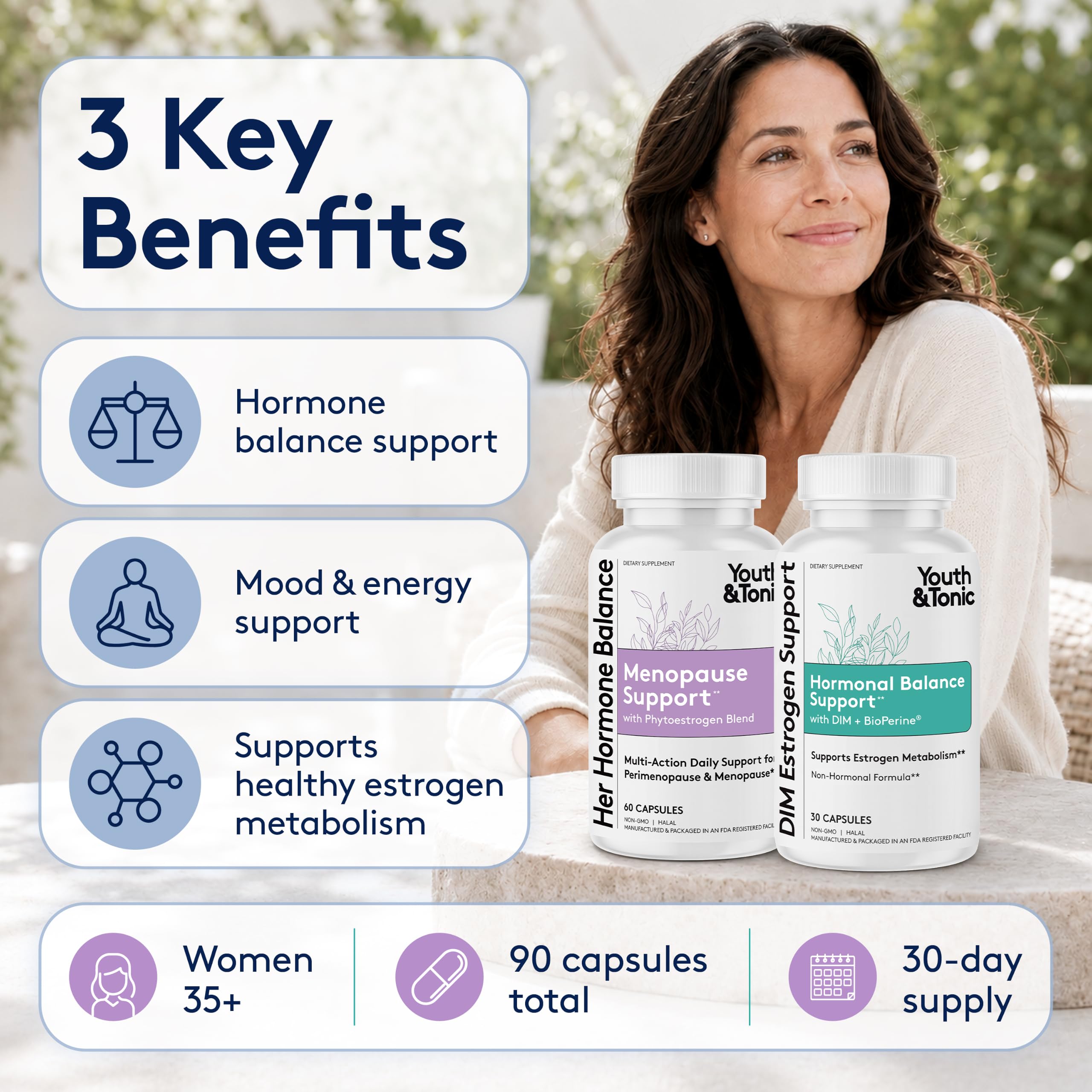 Youth & Tonic Perimenopause Hormone Balance Supplement for Women — Amazon image 3